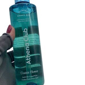 Athena‎ Club Glossy Shave Oil Cosmic Flower 8 Fl Oz Barrier Protect Skin Soothe
